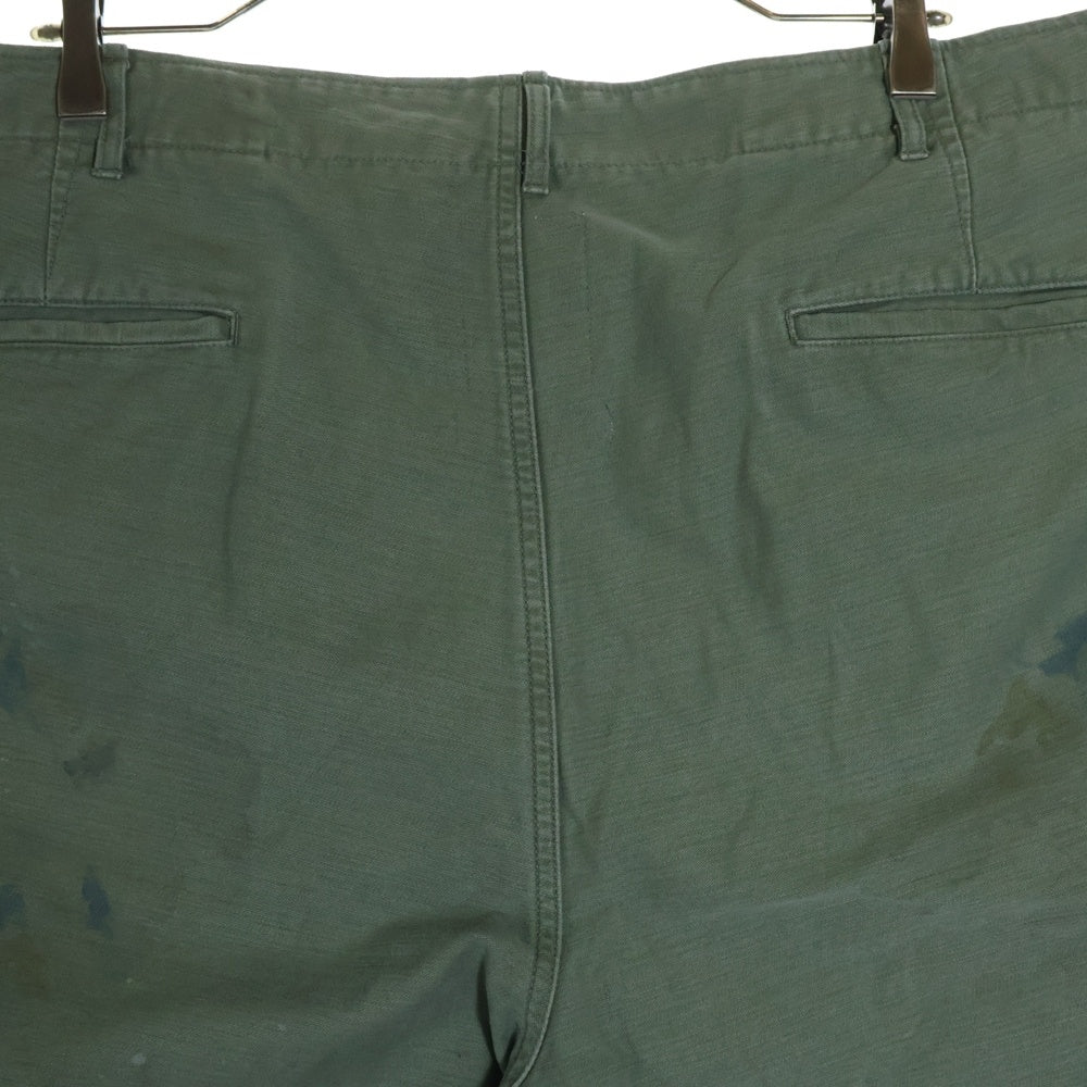 BOWWOW(バウワウ) U.S.ARMY CHINO SHORTS DUSTY OLIVE アーミーチノショーツ カーキ