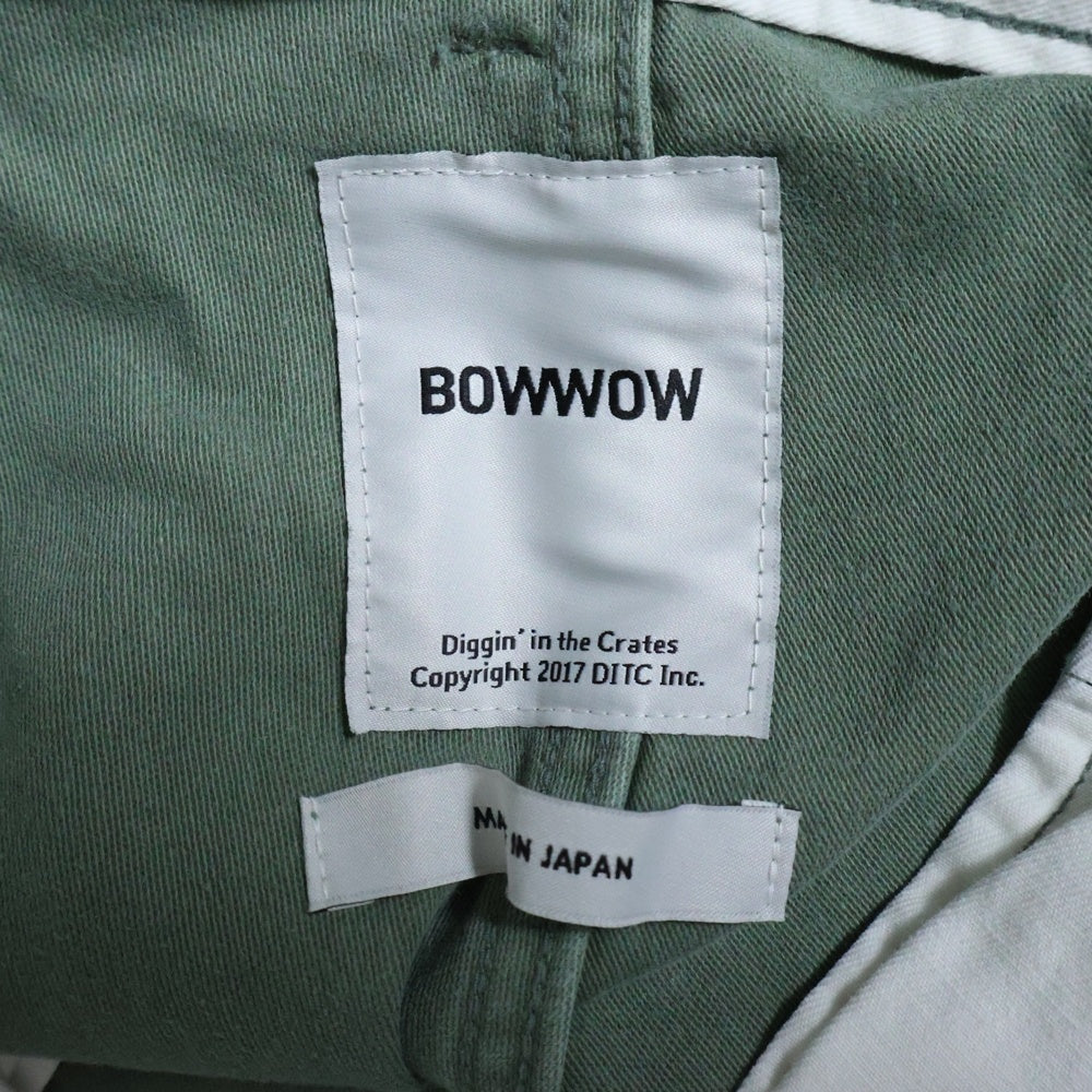 BOWWOW(バウワウ) U.S.ARMY CHINO SHORTS DUSTY OLIVE アーミーチノショーツ カーキ