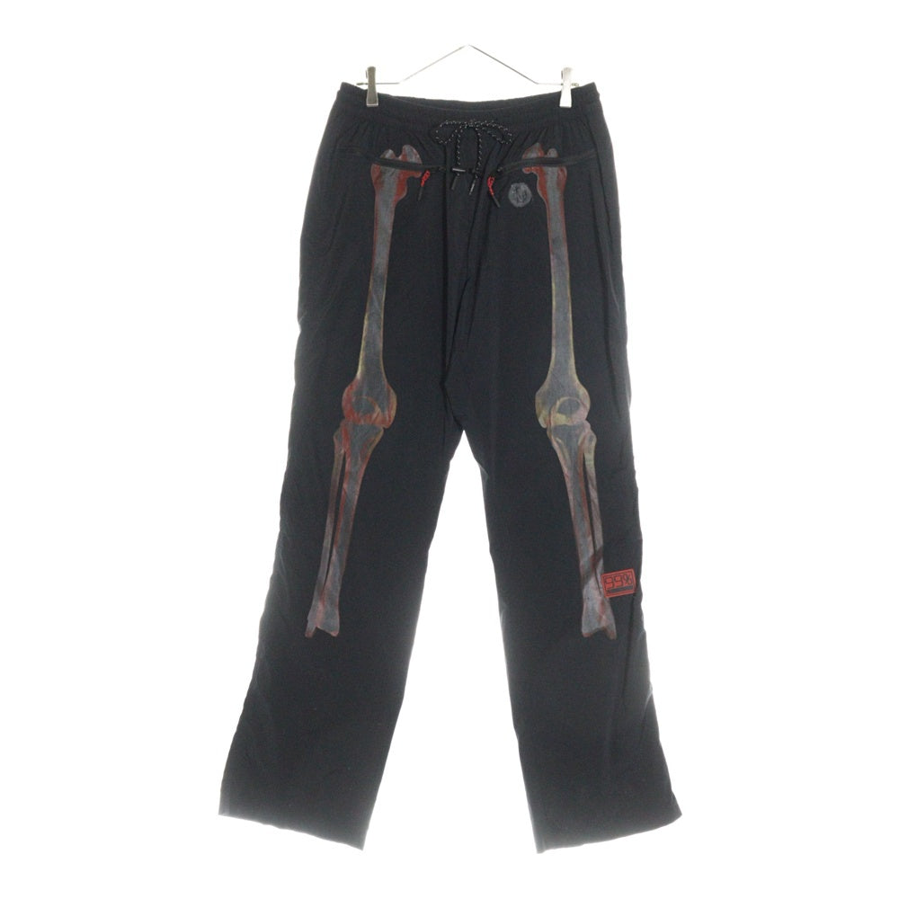99%is(ナインティナインパーセントイズ) BORN TO BONE LOUNGE PANTS NN15-Pt03 ボーンプリント ラウンジパンツ ブラック