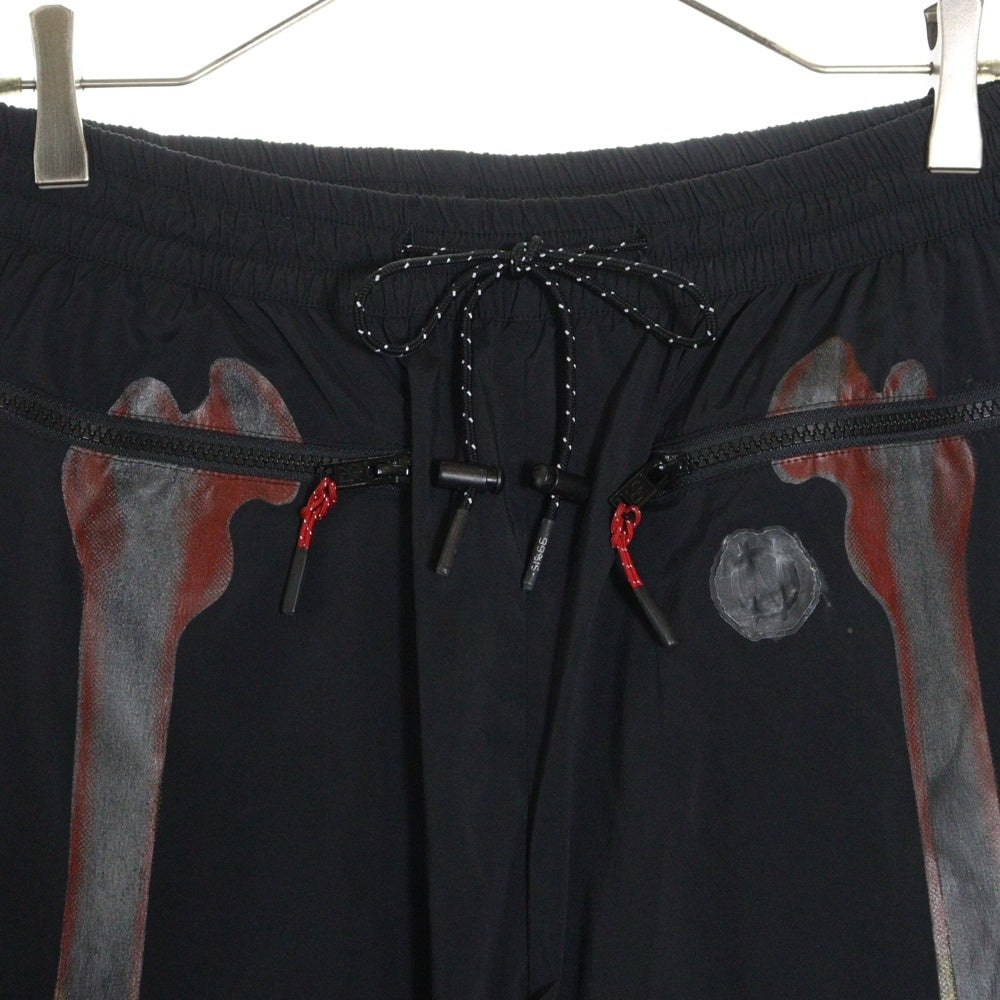 99%is(ナインティナインパーセントイズ) BORN TO BONE LOUNGE PANTS NN15-Pt03 ボーンプリント ラウンジパンツ ブラック