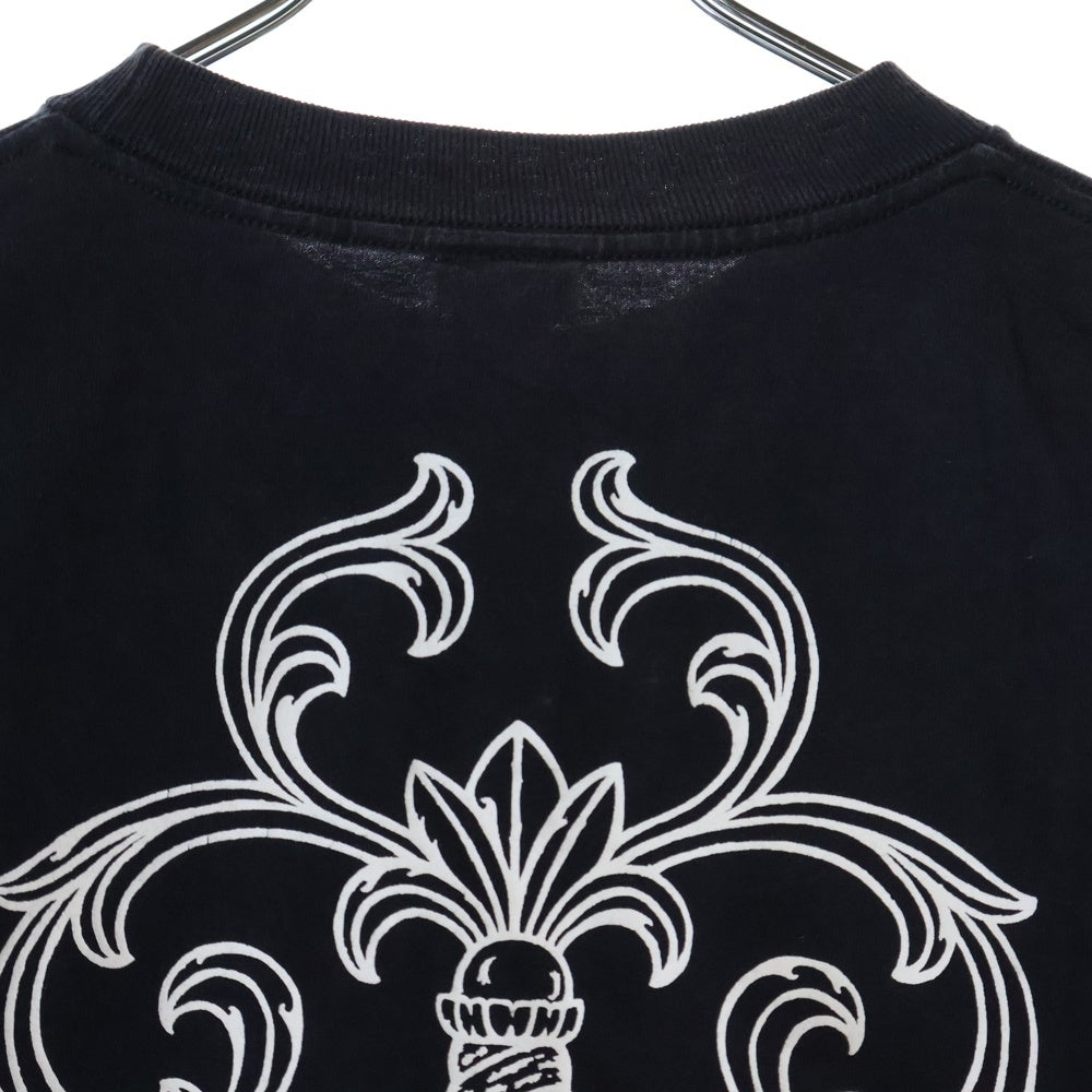 CHROME HEARTS(クロムハーツ) OLD ×max field Dagger L/S TEE オールドモデル マックスフィールド ダガープリント 長袖Tシャツ ブラック