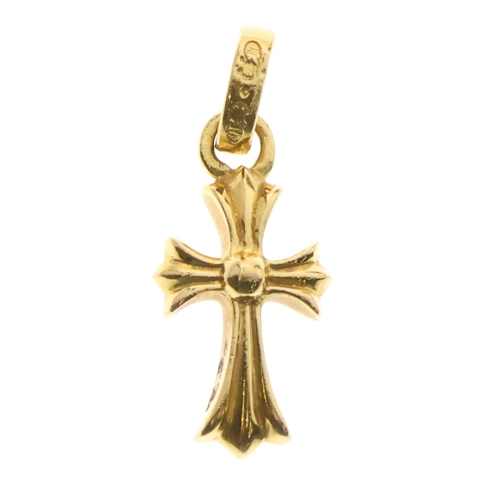 CHROME HEARTS(クロムハーツ) 22K CRS BBYFAT P/DIA ベイビーファットクロス PAVEダイヤ ペンダントトップ ゴールド BCA035