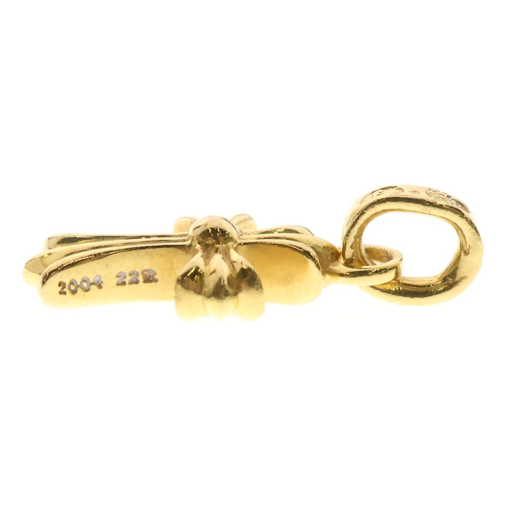 CHROME HEARTS(クロムハーツ) 22K CRS BBYFAT P/DIA ベイビーファットクロス PAVEダイヤ ペンダントトップ ゴールド BCA035