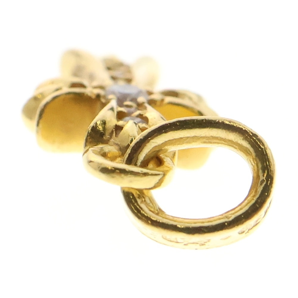 CHROME HEARTS(クロムハーツ) 22K CRS BBYFAT P/DIA ベイビーファットクロス PAVEダイヤ ペンダントトップ ゴールド BCA035
