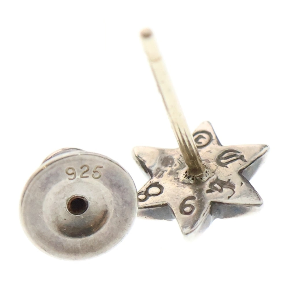 CHROME HEARTS(クロムハーツ) CO STAR スター PAVE ダイヤ スタッドピアス シルバー