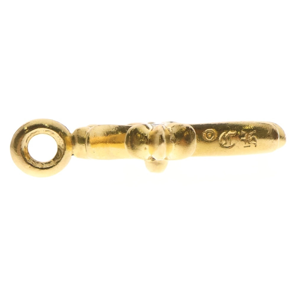 CHROME HEARTS(クロムハーツ) 22K TNY CRSF P/DIA タイニーファットクロス PAVEダイヤ ペンダントトップ ゴールド BCA033