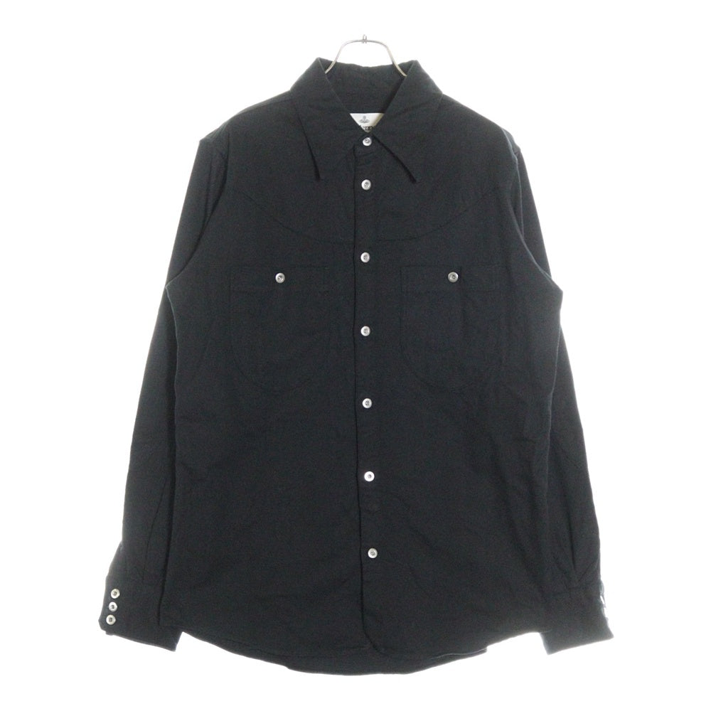 Vivienne Westwood(ヴィヴィアンウエストウッド) LARS WESTERN SHIRT ラース ウエスタンシャツ ジャケット ブラック 24010030-11576