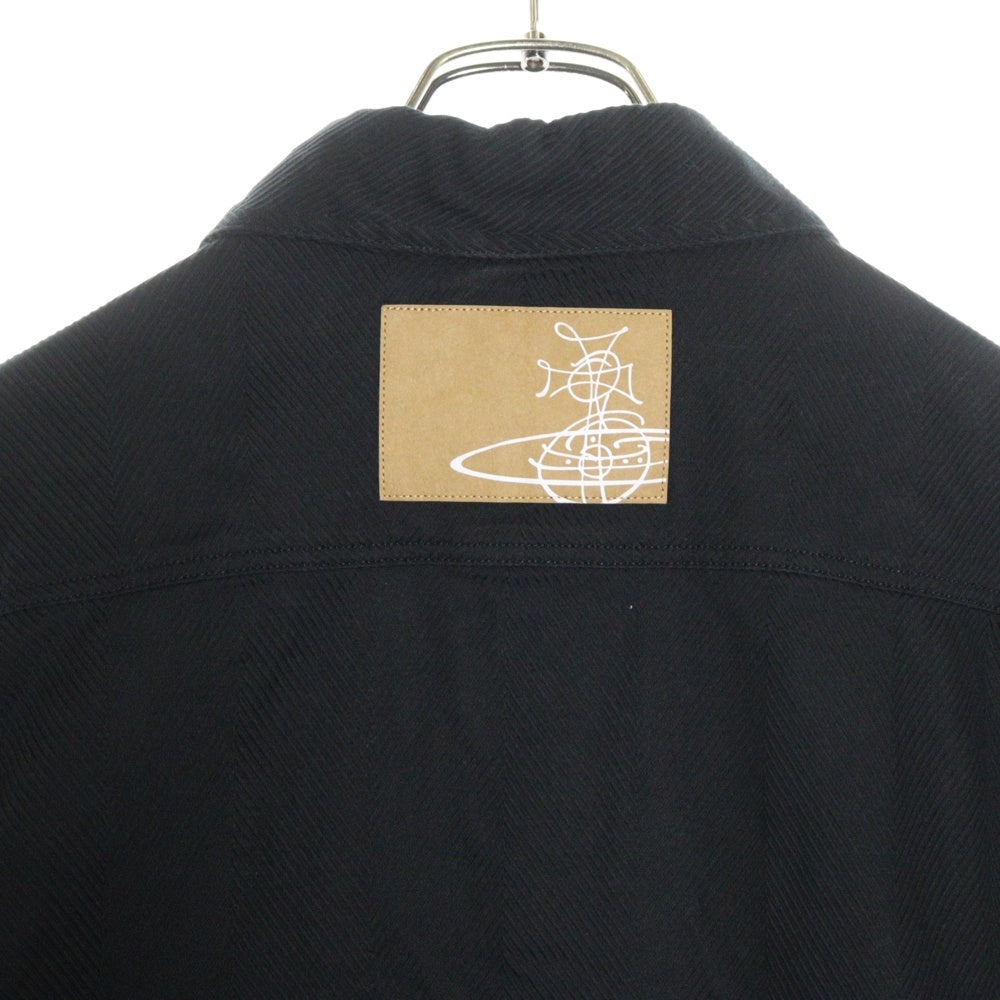 Vivienne Westwood(ヴィヴィアンウエストウッド) LARS WESTERN SHIRT ラース ウエスタンシャツ ジャケット ブラック 24010030-11576