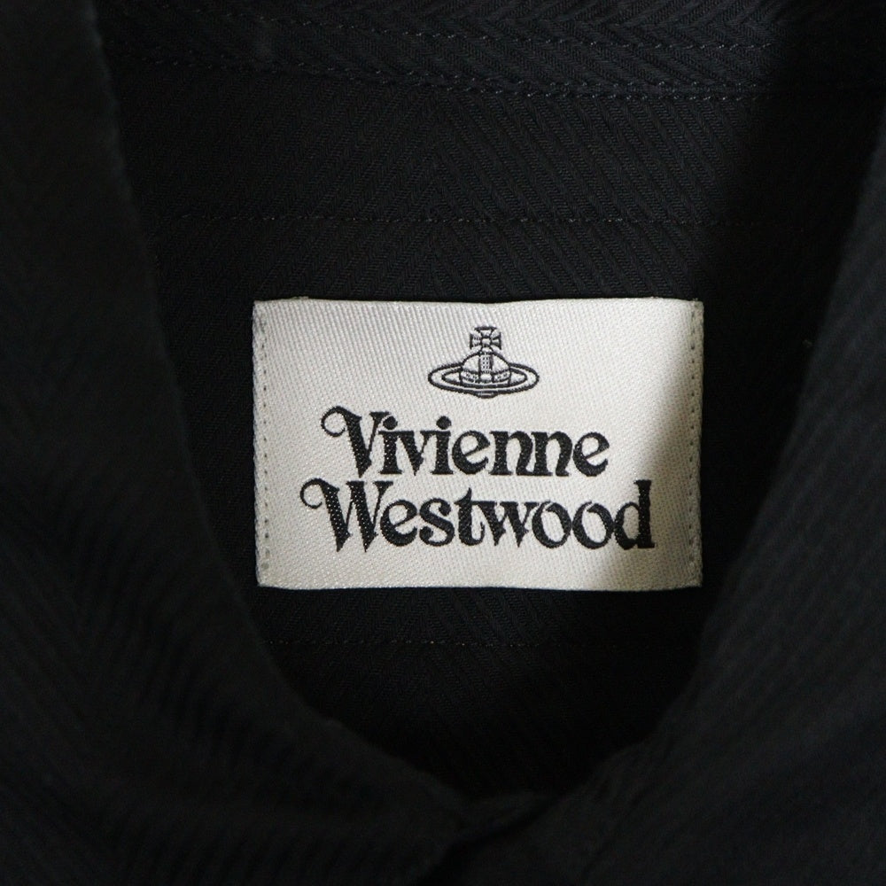 Vivienne Westwood(ヴィヴィアンウエストウッド) LARS WESTERN SHIRT ラース ウエスタンシャツ ジャケット ブラック 24010030-11576