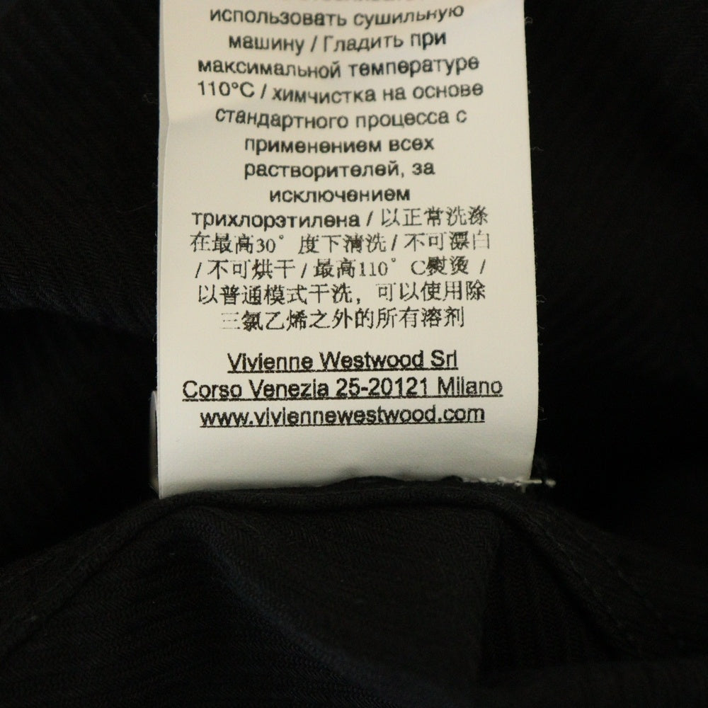 Vivienne Westwood(ヴィヴィアンウエストウッド) LARS WESTERN SHIRT ラース ウエスタンシャツ ジャケット ブラック 24010030-11576