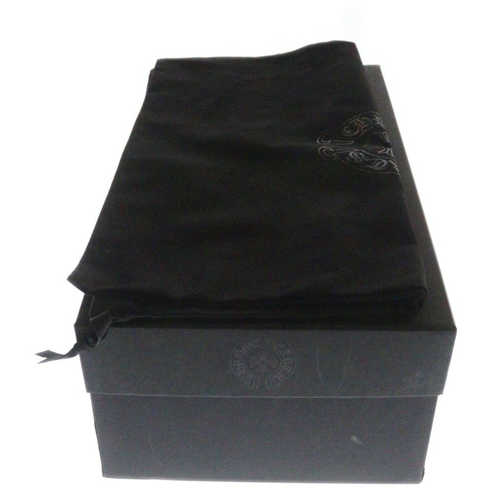 CHROME HEARTS(クロムハーツ) SLIP ON BLK CALF スリッポン CHプラスレザーパッチダガー付レザースニーカー ブラック