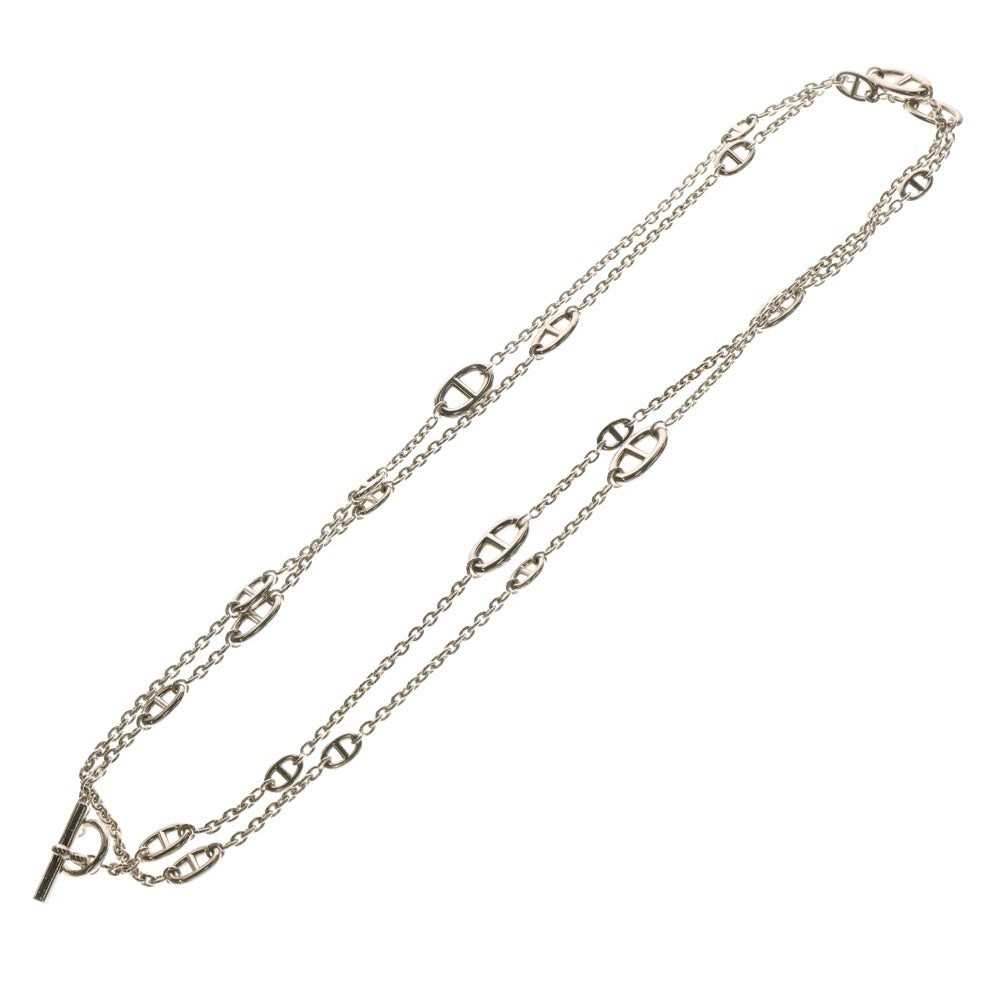HERMES(エルメス) ファランドール シェーヌダンクル ネックレス 160 シルバー