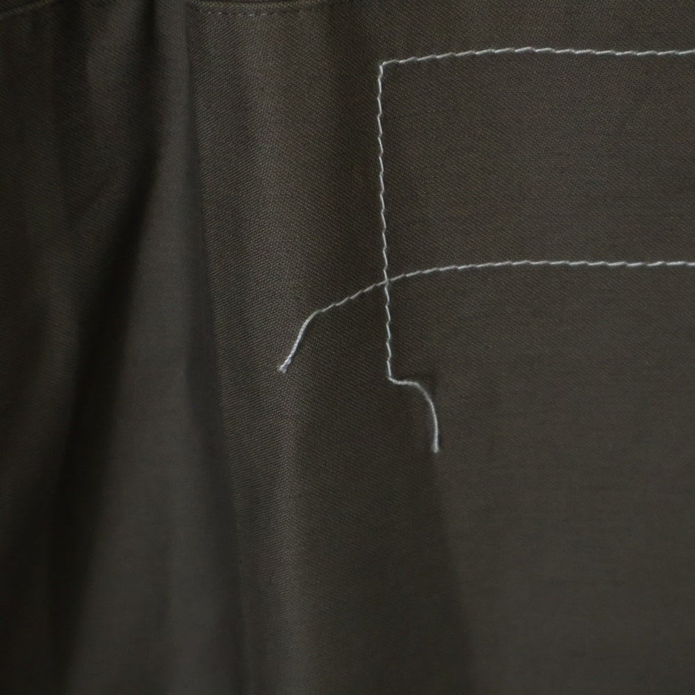 Sacai(サカイ) 25SS ×WTAPS Cotton Back Satin Pants コットンバックサテンパンツ 25-03695M ベージュ