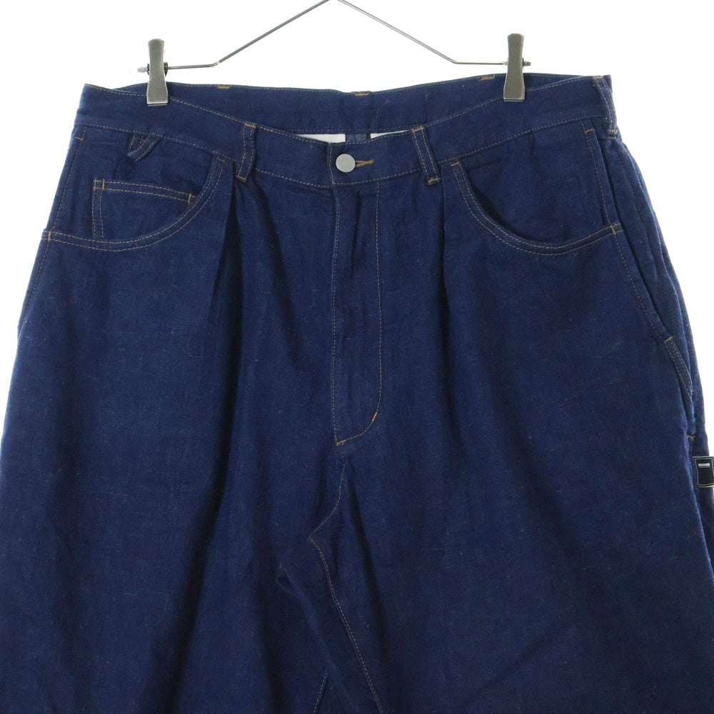 BROCHURE(ブロシュアー) 25SS 1P HEATHER DENIM 251-04 ヘザーデニムパンツ ブルー