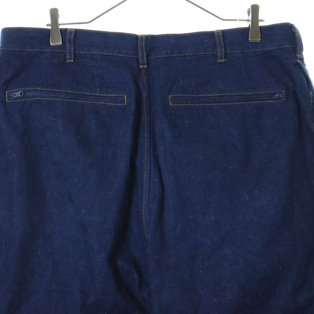BROCHURE(ブロシュアー) 25SS 1P HEATHER DENIM 251-04 ヘザーデニムパンツ ブルー