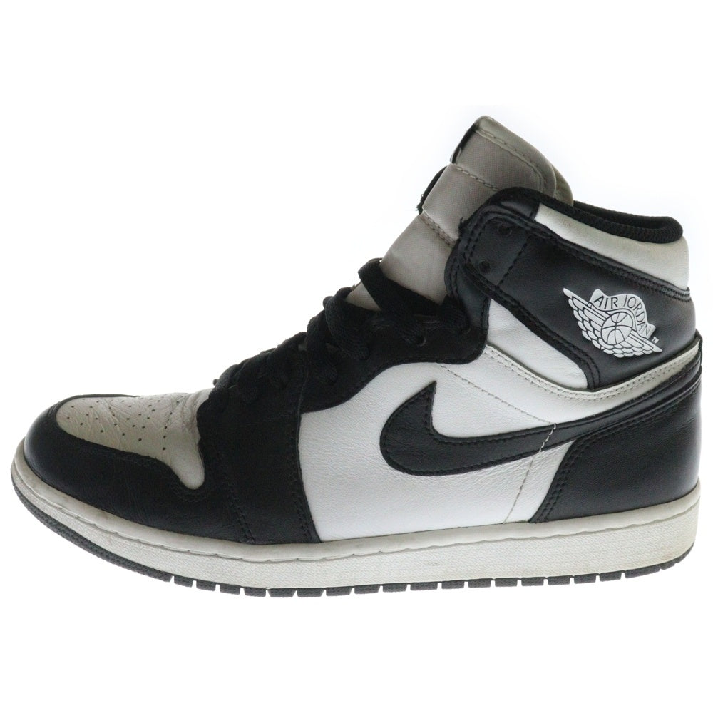 NIKE(ナイキ) AIR JORDAN 1 RETRO HIGH OG BLACK&WHITE エアジョーダン1ブラック&ホワイト ハイカットスニーカー US9.5/27.5cm 555088-010