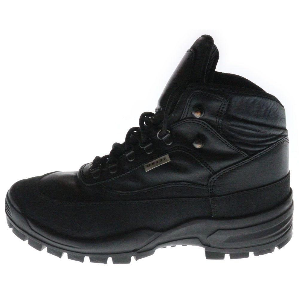 GR10K(ジーアールテンケー) MONTEBOVE SC BASSO DRULL BOOT GRAA1LTBL アンクルブーツ ブラック
