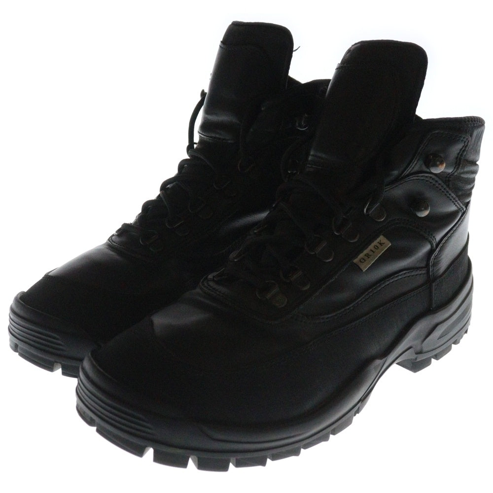 GR10K(ジーアールテンケー) MONTEBOVE SC BASSO DRULL BOOT GRAA1LTBL アンクルブーツ ブラック