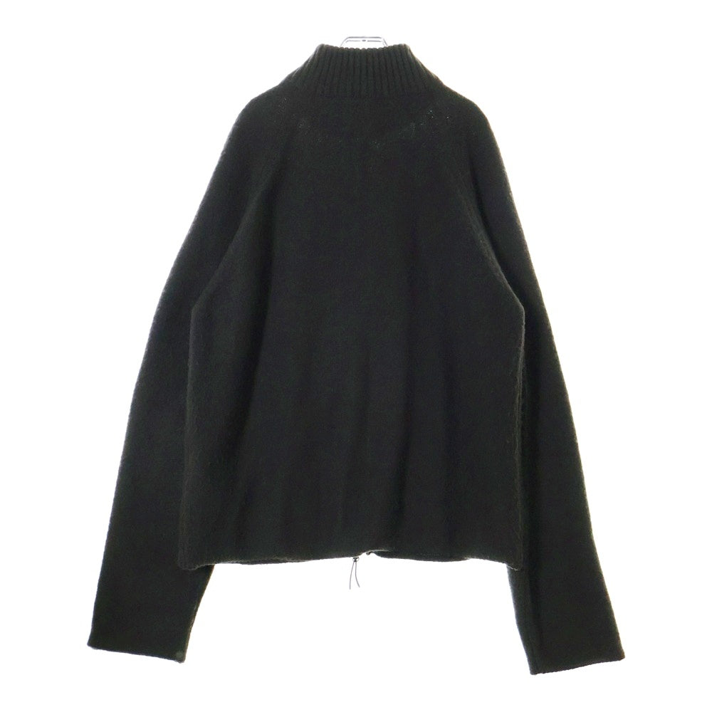 ROA(ロア) ジップアップニットカーディガン ダークブラウン 長袖ニット