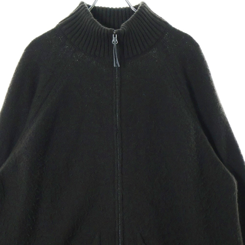 ROA(ロア) ジップアップニットカーディガン ダークブラウン 長袖ニット