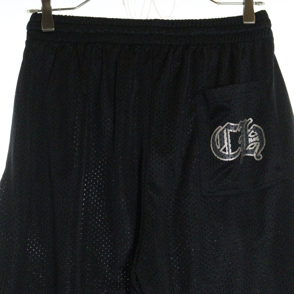 CHROME HEARTS(クロムハーツ) MESH VARSITY PANTS メッシュプリントロングパンツ ブラック