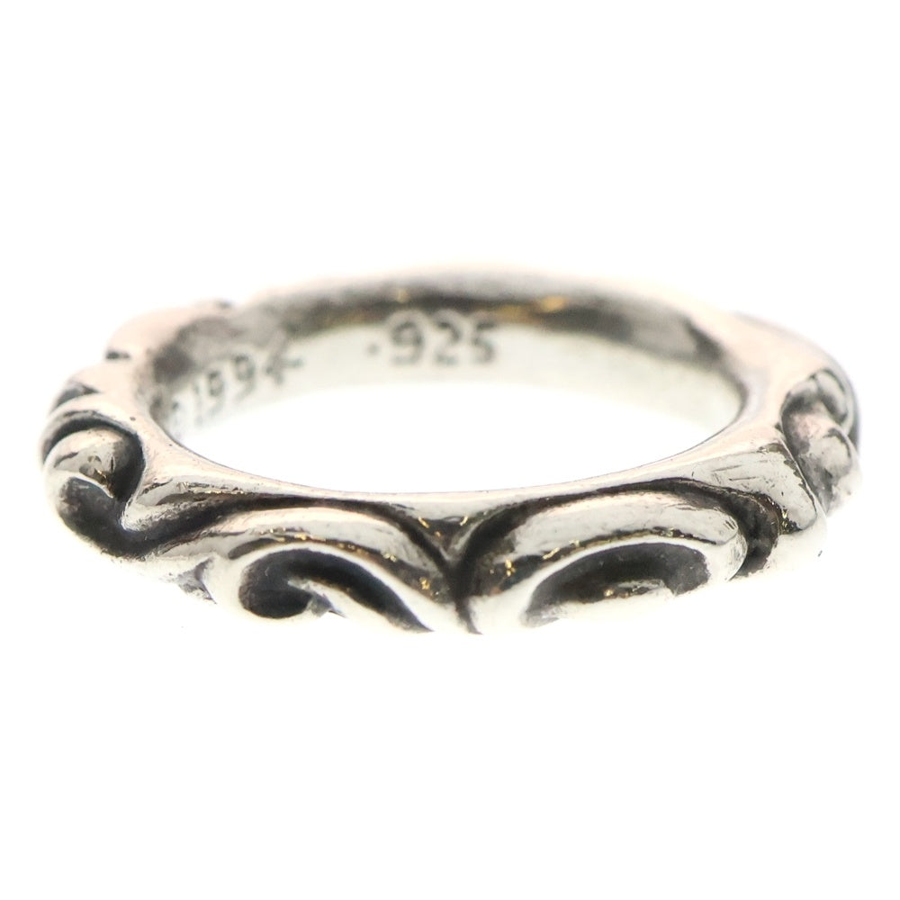 CHROME HEARTS(クロムハーツ) SCRL BAND スクロールバンド リング シルバー BCA351