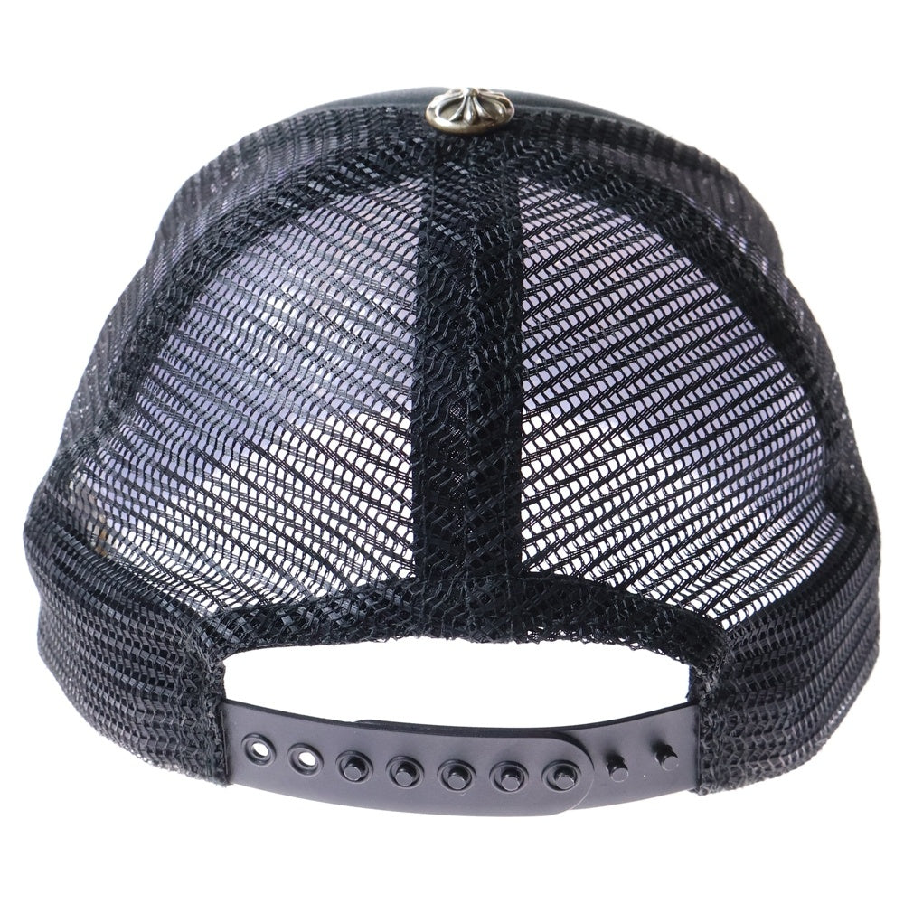 CHROME HEARTS(クロムハーツ) TRUCKER CAP CHパッチメッシュトラッカーキャップ クロスボール付 帽子 ブラック