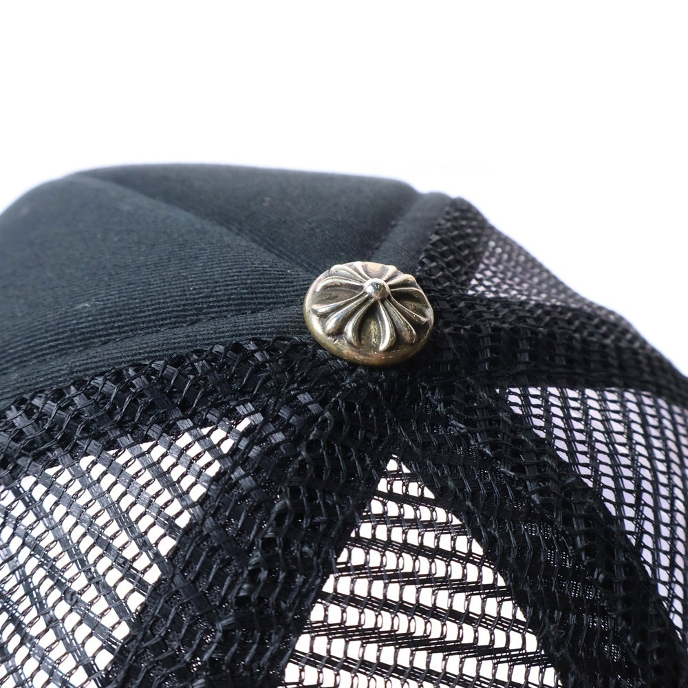CHROME HEARTS(クロムハーツ) TRUCKER CAP CHパッチメッシュトラッカーキャップ クロスボール付 帽子 ブラック