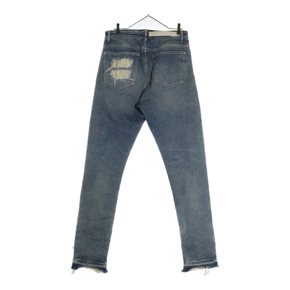 VAL.KRISTOPHER(ヴァルクリストファー) Exposed Denim ダメージ加工 デストロイデニム