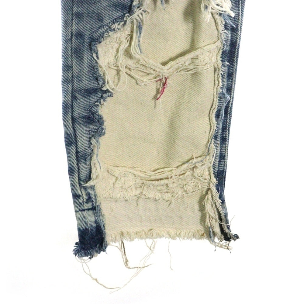 VAL.KRISTOPHER(ヴァルクリストファー) Exposed Denim ダメージ加工 デストロイデニム
