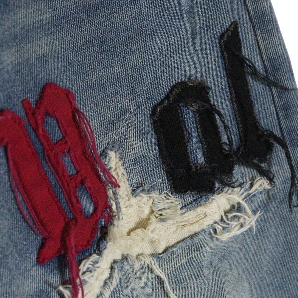 VAL.KRISTOPHER(ヴァルクリストファー) Exposed Denim ダメージ加工 デストロイデニム