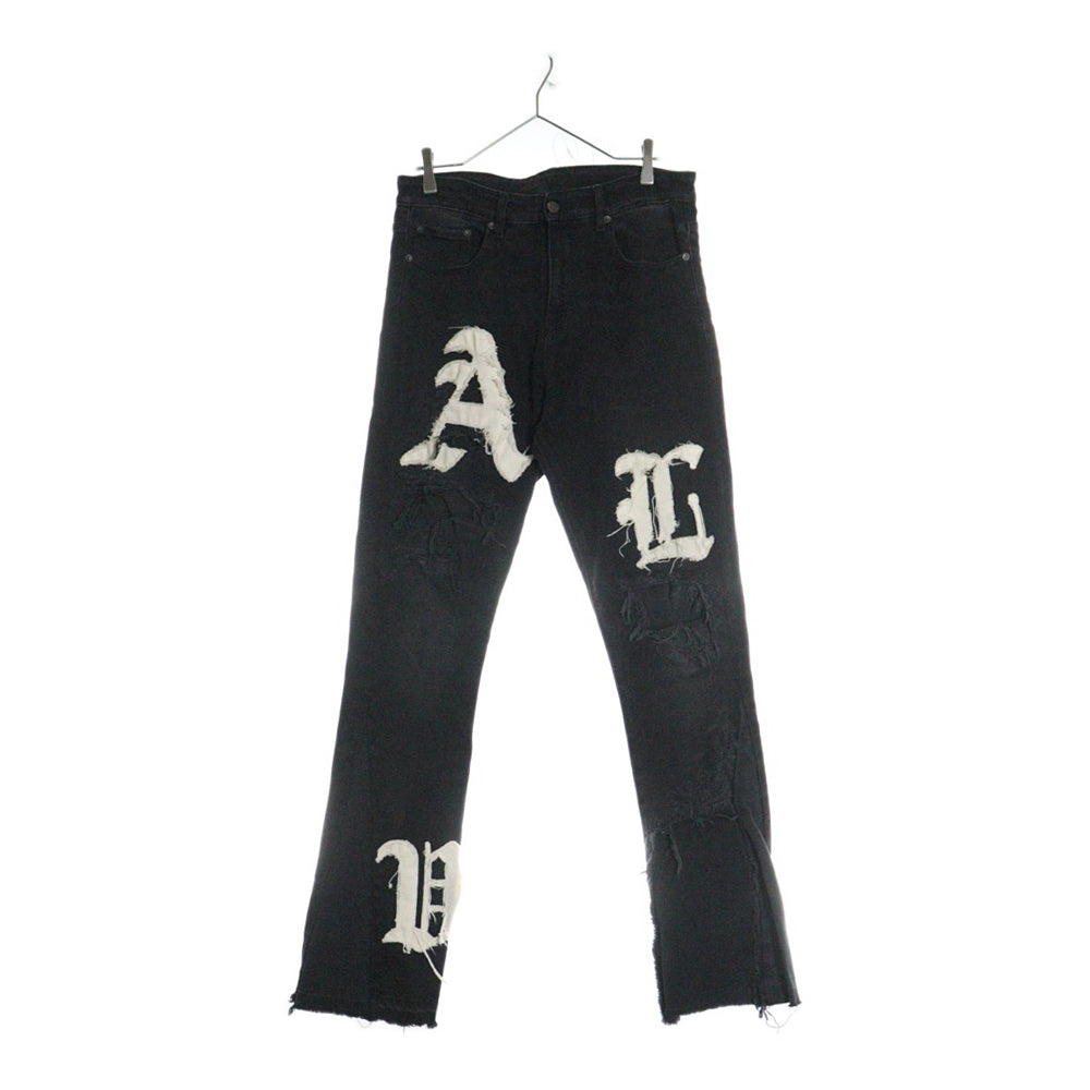 VAL.KRISTOPHER(ヴァルクリストファー) Old English Denim ダメージ加工 スキニーデニム