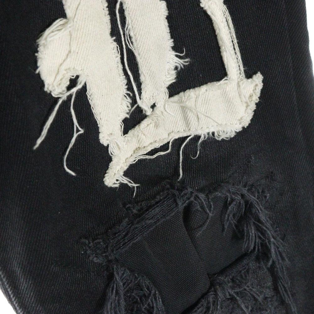 VAL.KRISTOPHER(ヴァルクリストファー) Old English Denim ダメージ加工 スキニーデニム