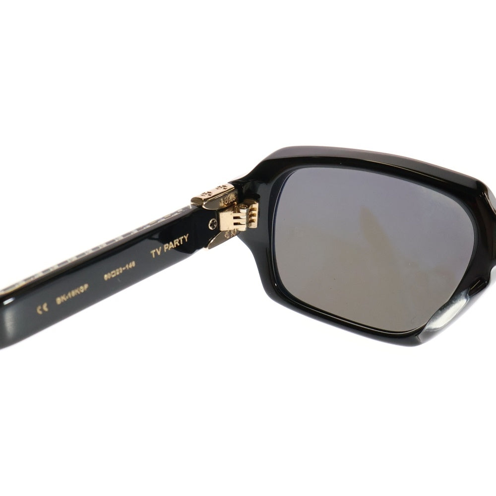 CHROME HEARTS(クロムハーツ) 18K TV PARTY 99 EYES ダイステンプルサングラス アイウェア ブラック/ゴールド