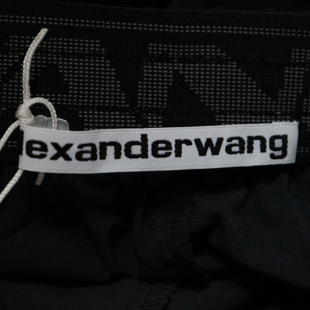 ALEXANDER WANG(アレキサンダーワン) Tech Track Pant Black 6WC3254101 パーフォレーテッド テックトラックパンツ ウエストゴムロゴパンツ ブラック