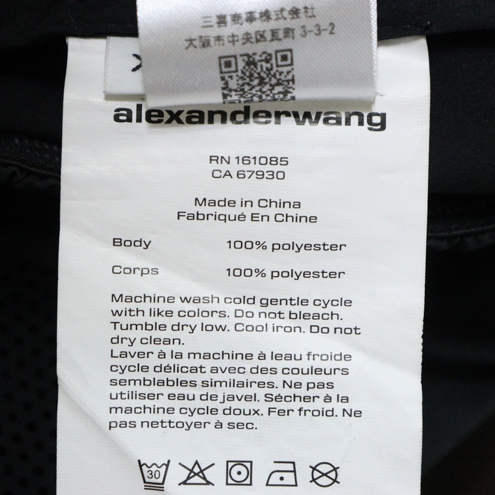 ALEXANDER WANG(アレキサンダーワン) Tech Track Pant Black 6WC3254101 パーフォレーテッド テックトラックパンツ ウエストゴムロゴパンツ ブラック