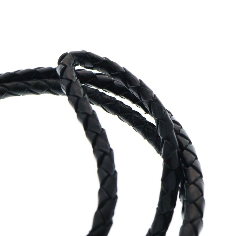 CHROME HEARTS(クロムハーツ) BOLOTIE OVALTINY タイニークラシックループタイ レザーネックレス シルバー