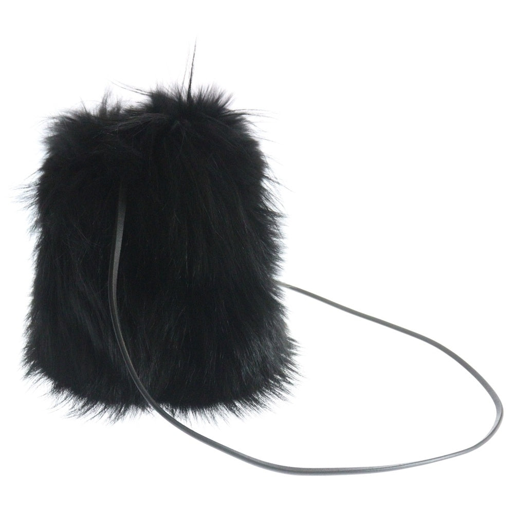 Rick Owens(リックオウエンス) Palais Royal Fox Fur Bag ロイヤル ショルダーバッグ ブラック