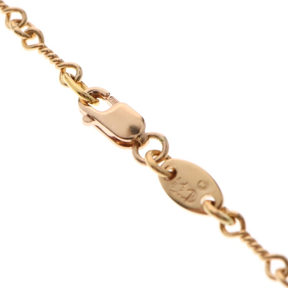 CHROME HEARTS(クロムハーツ) 22K NECKCHAIN T18 ツイストチェーンネックレス 18inch ゴールド BCA014