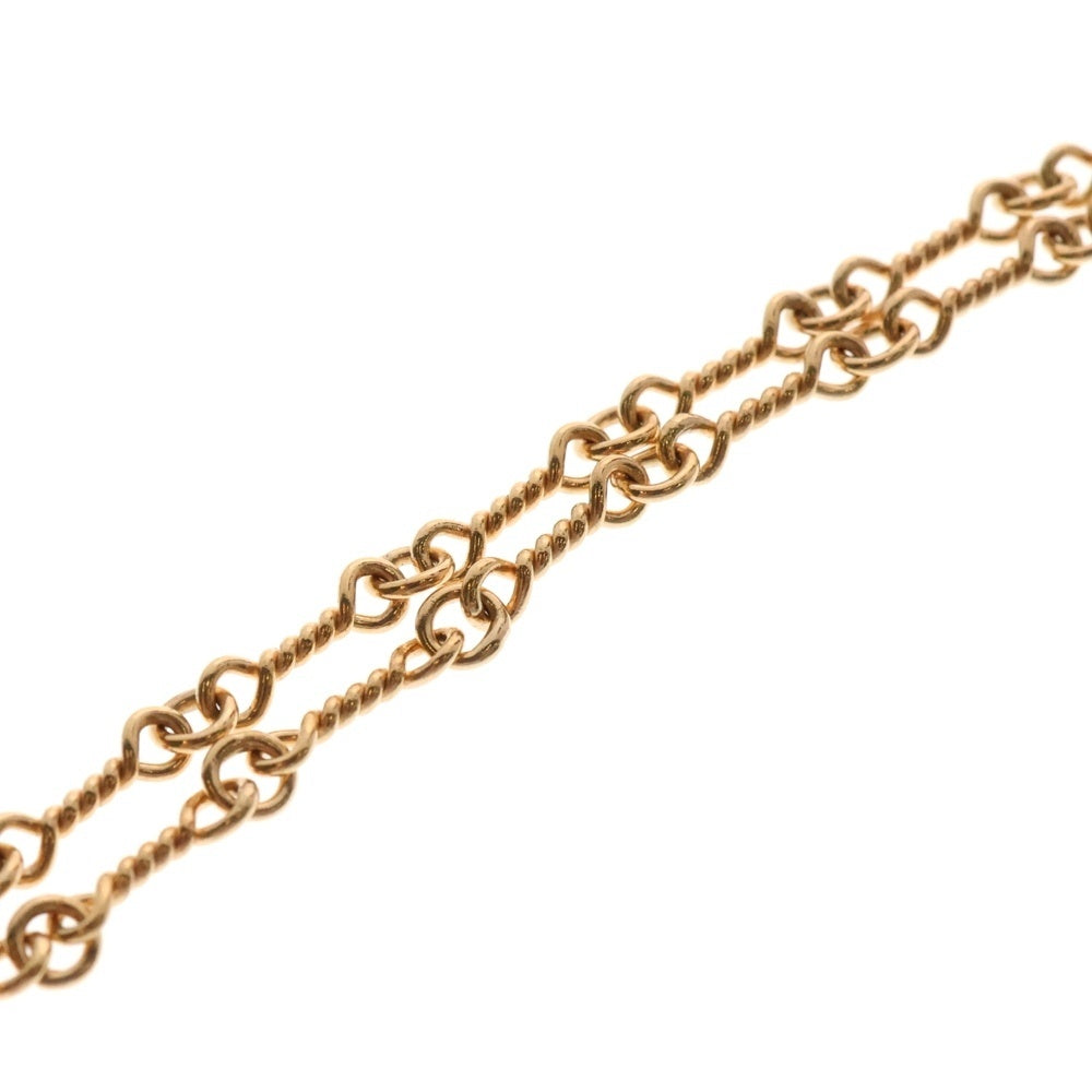 CHROME HEARTS(クロムハーツ) 22K NECKCHAIN T18 ツイストチェーンネックレス 18inch ゴールド BCA014