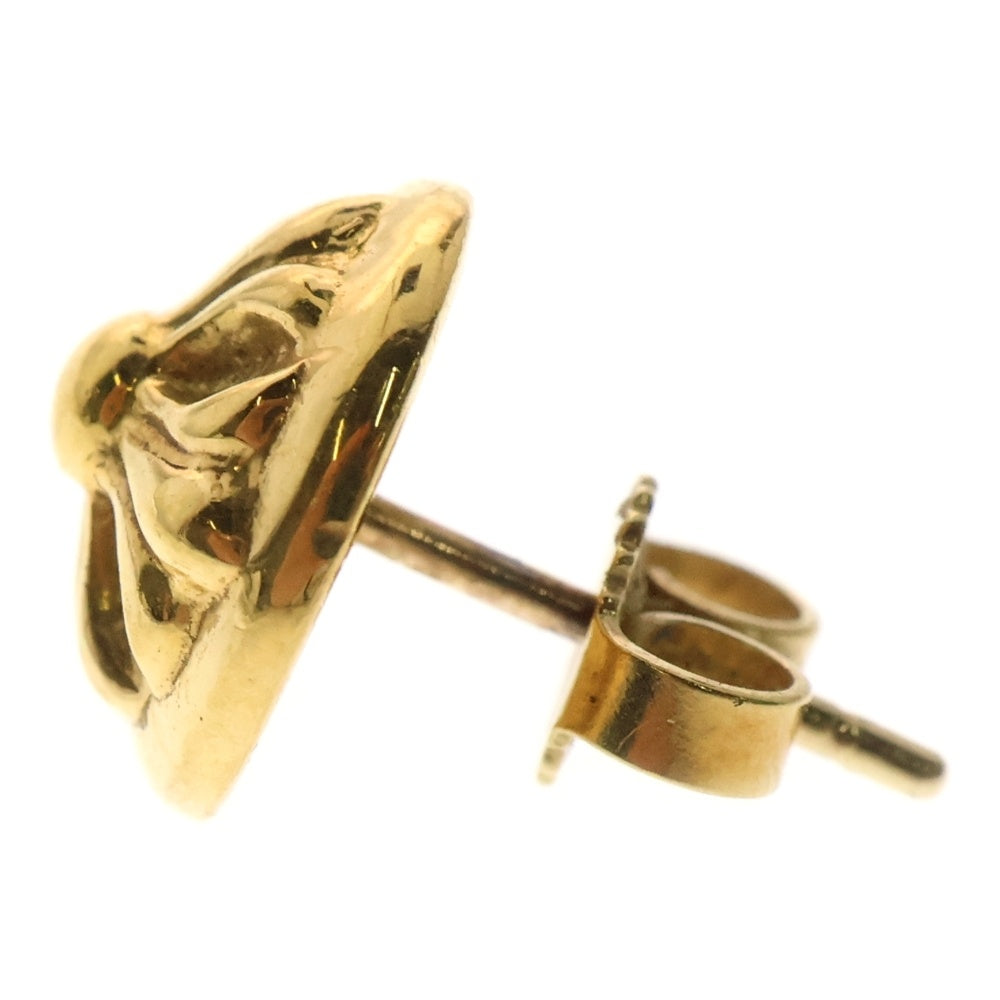 CHROME HEARTS(クロムハーツ) 22K STD CRSBL クロスボール スタッドピアス ゴールド