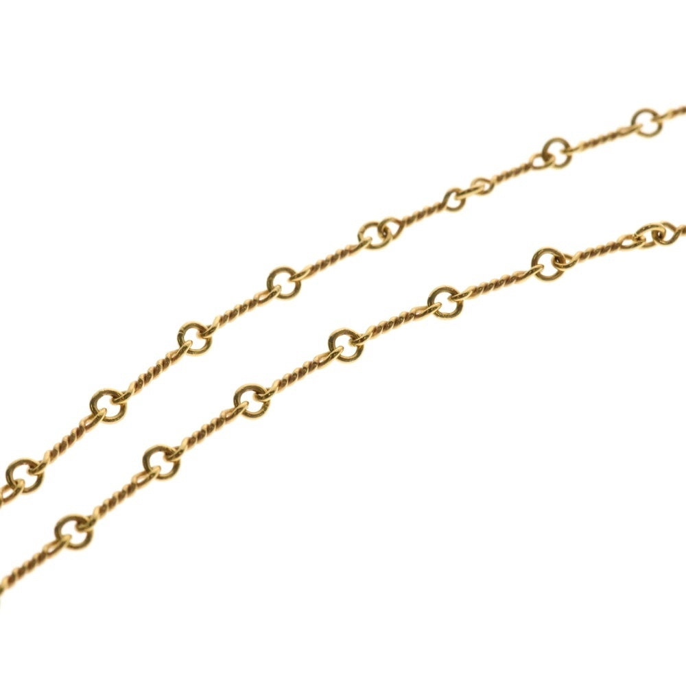 CHROME HEARTS(クロムハーツ) 22K NECKCHAIN T18 ツイストチェーンネックレス 18inch ゴールド BCA014