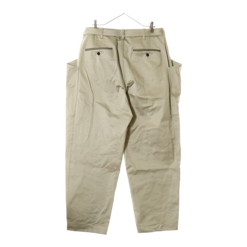 Sacai(サカイ) 25SS Cotton Chino Pants ベルテッドコットンチノパンツ 25-03604M ベージュ