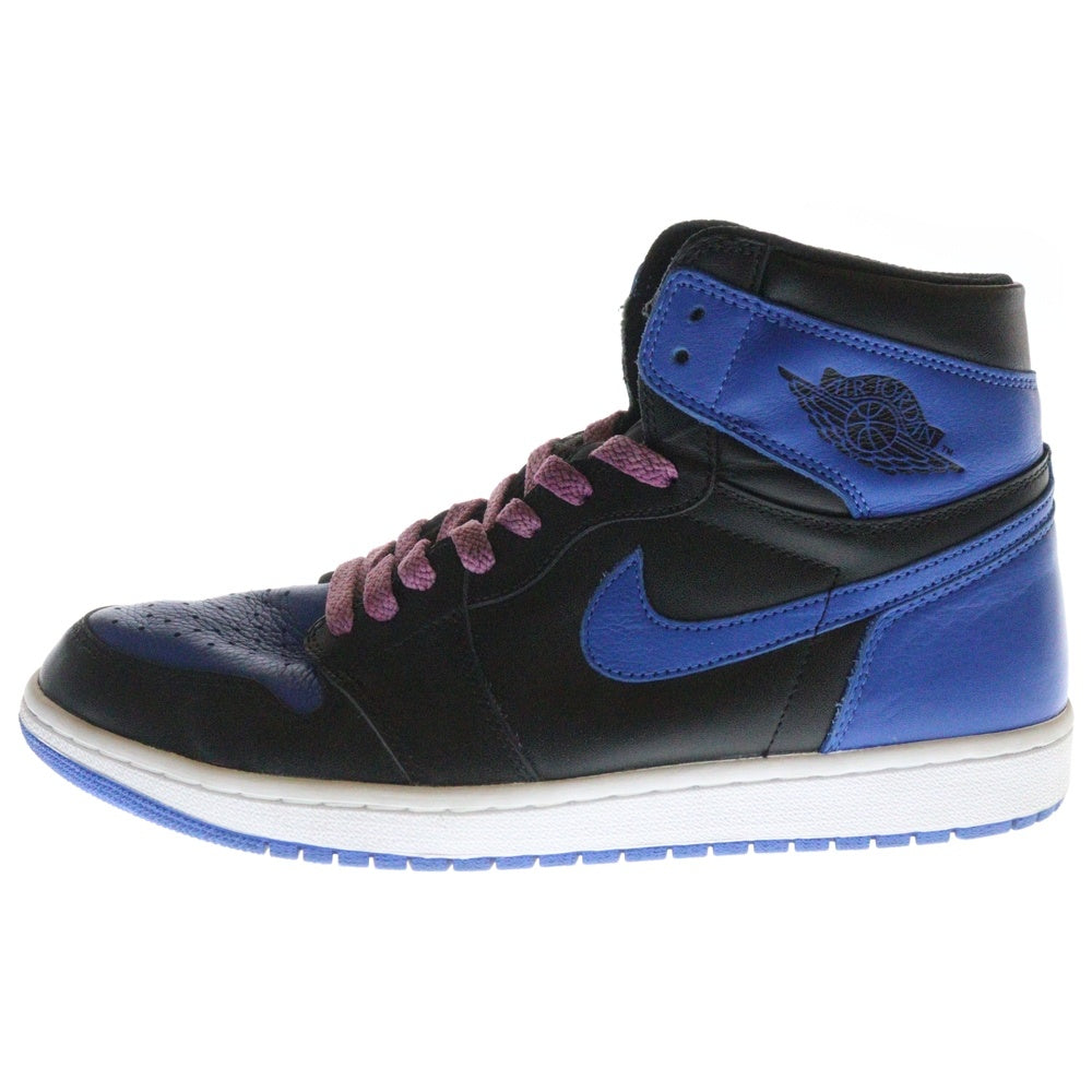NIKE(ナイキ) AIR JORDAN 1 RETRO HIGH OG ROYAL エア ジョーダン 1 ハイ ロイヤル ハイカットスニーカー ブラック/ブルー US11/29cm 555088-007