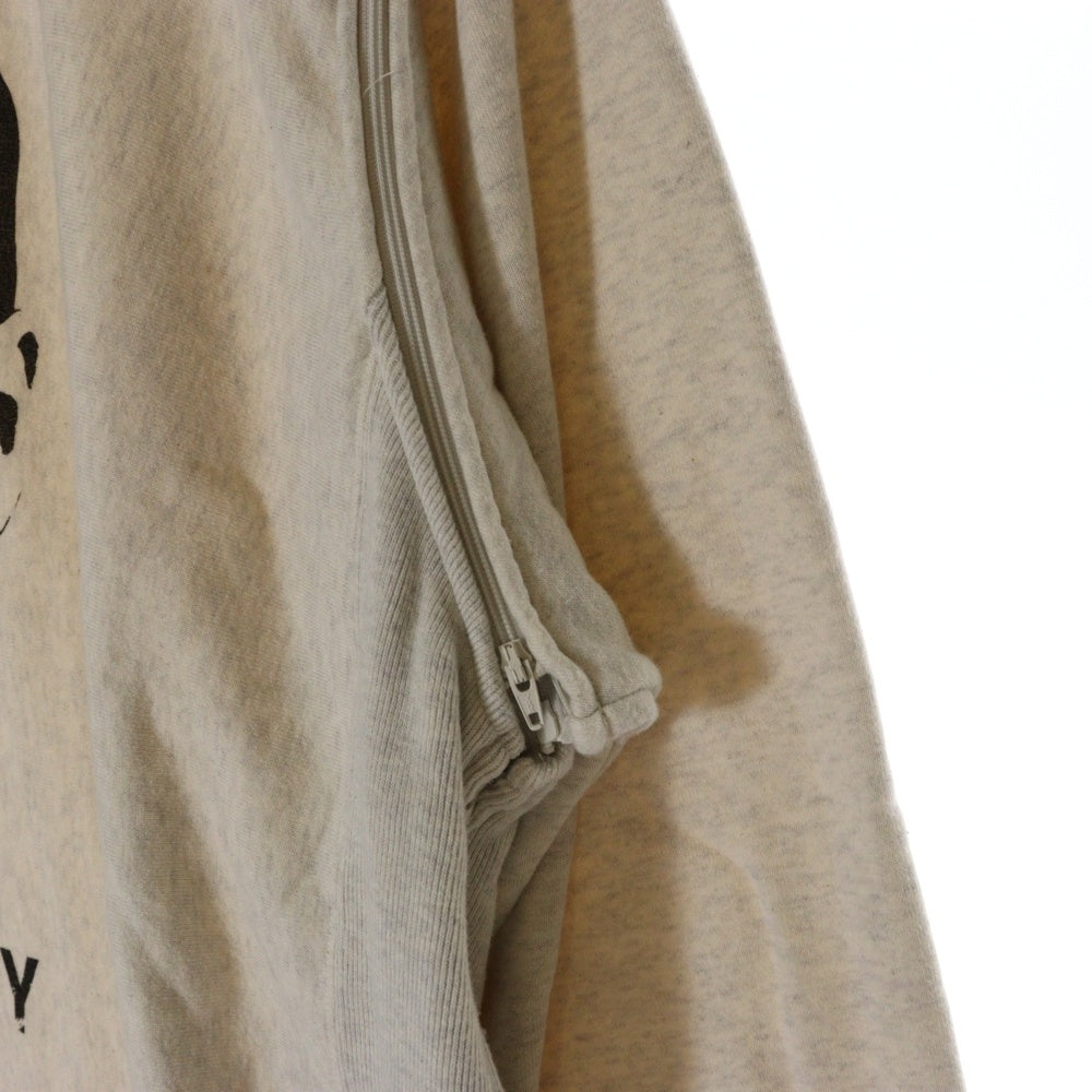 UNDERCOVER(アンダーカバー) 25SS Exchange Bill Evans INTERPLAY エクスチェンジ スウェット ビルエヴァンス 長袖クルーネックスウェットトレーナー ベージュ UC1E9809-1