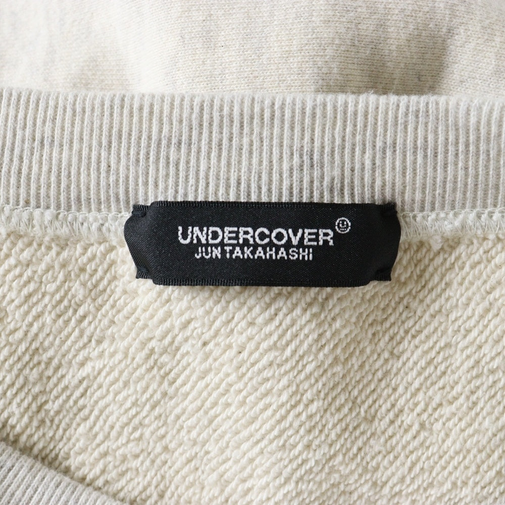 UNDERCOVER(アンダーカバー) 25SS Exchange Bill Evans INTERPLAY エクスチェンジ スウェット ビルエヴァンス 長袖クルーネックスウェットトレーナー ベージュ UC1E9809-1