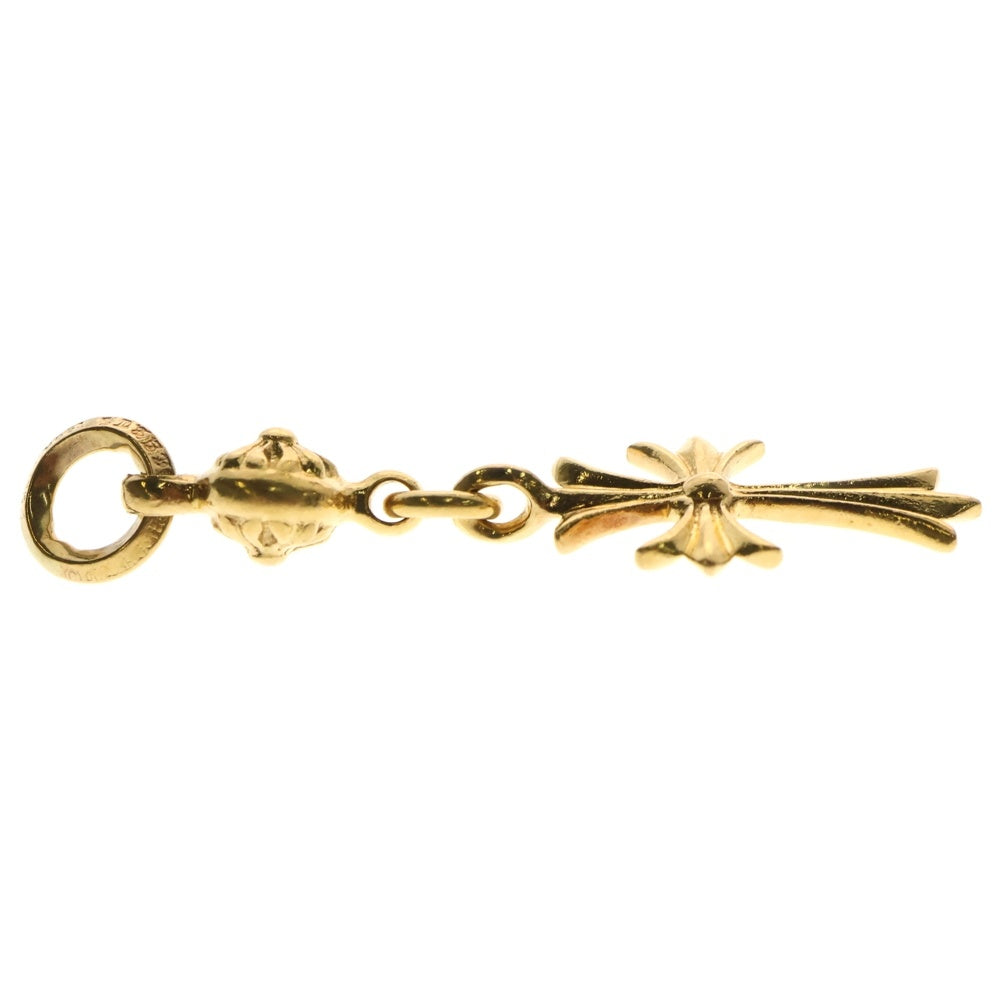 CHROME HEARTS(クロムハーツ) 22K 1BT TNY CH CRS 1ボールタイニーCHクロス チャーム ネックレストップ ゴールド