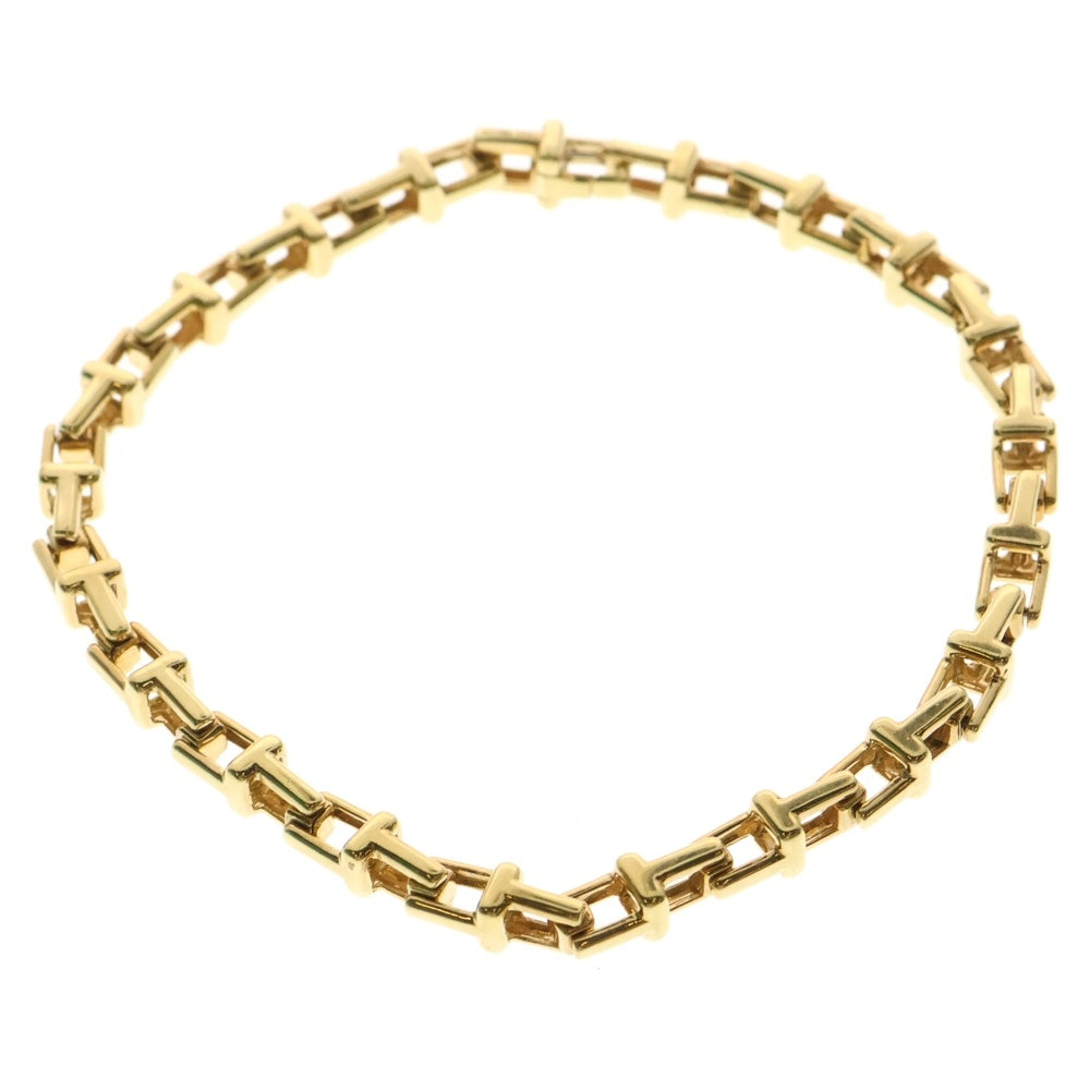 TIFFANY & Co.(ティファニー) K18 Tナローチェーン ブレスレット ゴールド