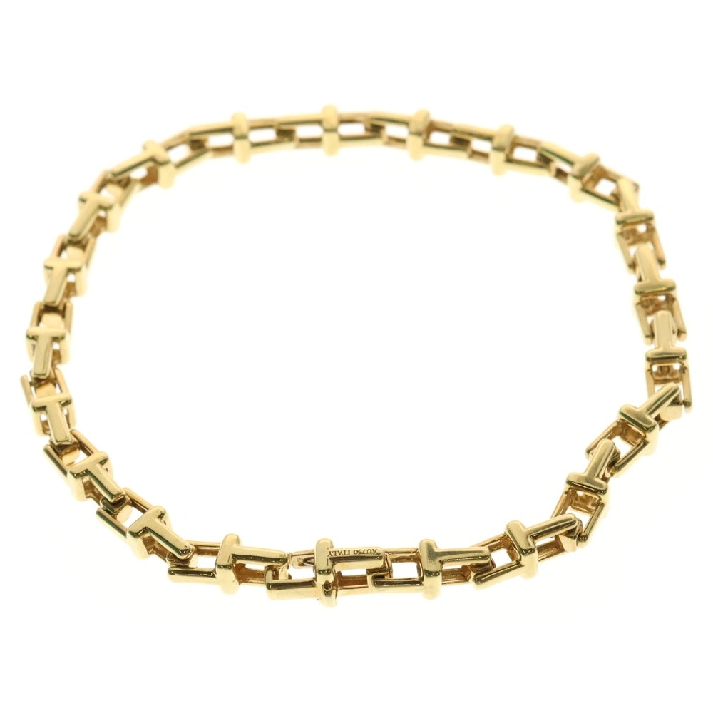 TIFFANY & Co.(ティファニー) K18 Tナローチェーン ブレスレット ゴールド
