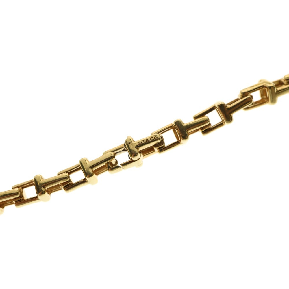 TIFFANY & Co.(ティファニー) K18 Tナローチェーン ブレスレット ゴールド